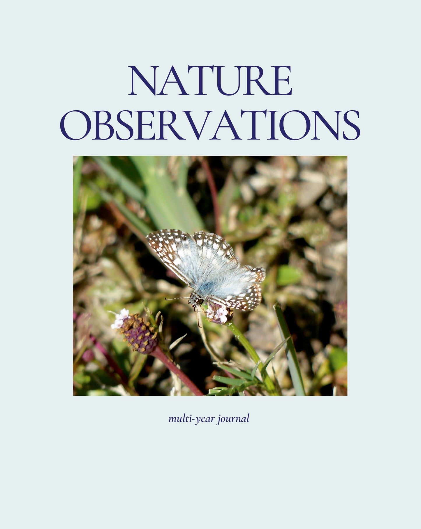 Nature Observation Journal: 3 Days per Page