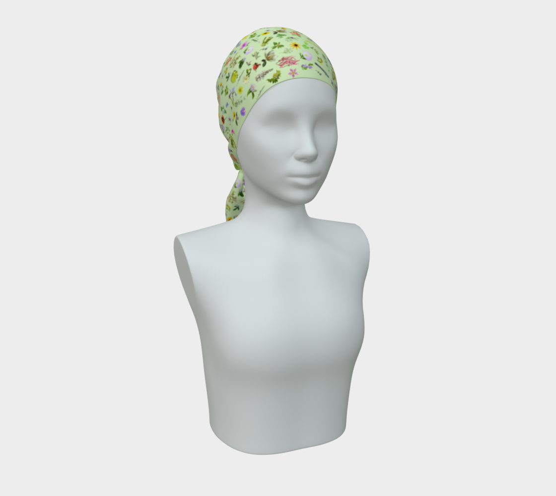 Wildflower Scarf green