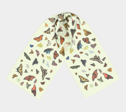 Butterfly Scarf: Yellow
